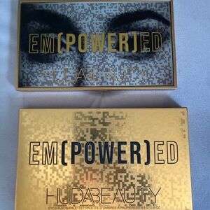 NWT HUDA BEAUTY EM(POWER)ED Palette with Gold and Black Design